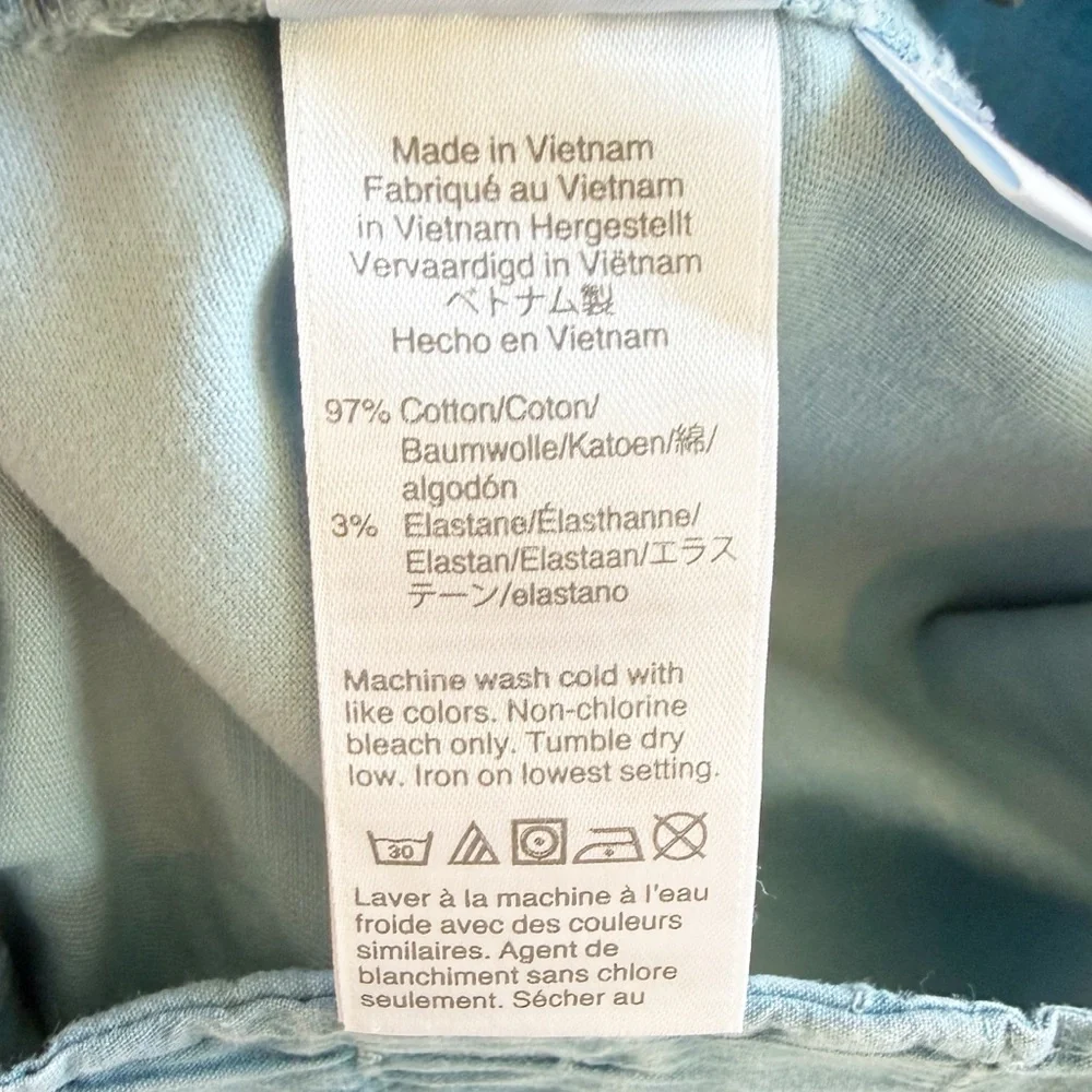 J. Crew Women's Pale Aqua Chino Shorts